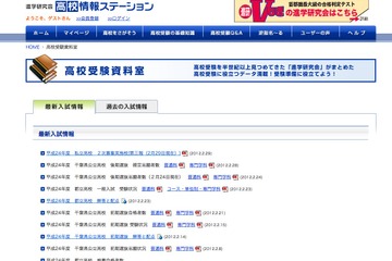 【高校受験】進学研究会、H24首都圏私立高校の2次募集一覧 画像
