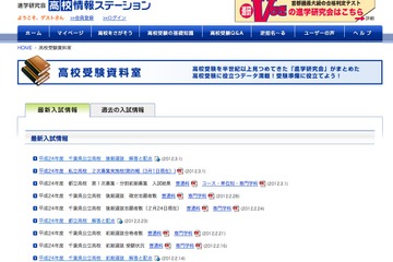 【高校受験】H24千葉県公立高・後期選抜の解答速報スタート 画像