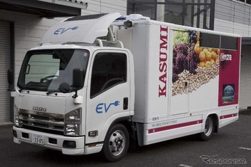 つくば市で電動移動販売車の実証走行試験 画像