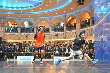 4面ガラス張りコートで「全日本スカッシュ選手権大会」11月 画像