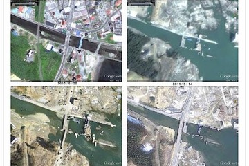グーグルが2012年撮影の被災地域の衛星写真を更新、過去との比較も 画像