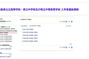 【高校受験2020】徳島県公立高の募集定員105人減…一般選抜は3/10-11 画像