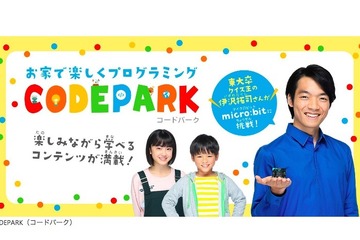 家庭で楽しく学ぶプログラミング特設サイト「CODEPARK」 画像