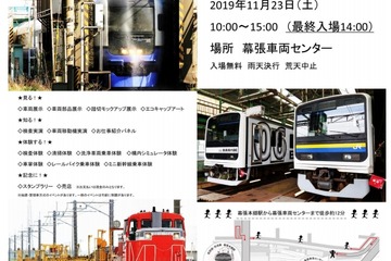 乗車・車掌体験「幕張車両センターフェスティバル」11/23 画像