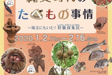県立歴史と民俗の博物館、企画展「縄文時代のたべもの事情」1/2-2/16 画像