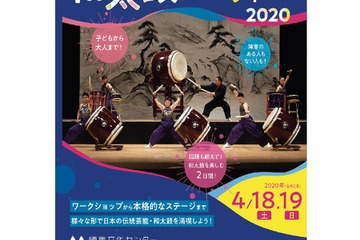 コンサートやWSなど「和太鼓フェスティバル」4/18-19 画像