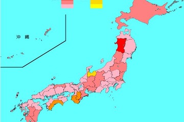 【インフルエンザ19-20】35都府県で増加、最多は愛知県 画像