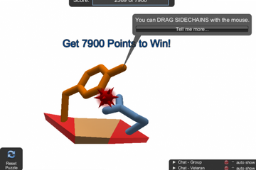 ゲームで新型コロナウイルスに対抗…遊びながらタンパク質の研究に協力できるFoldit 画像