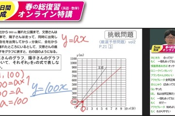 【家庭学習・無償】中1・2生会員対象、進研ゼミオンライン講座3/9-13開講 画像