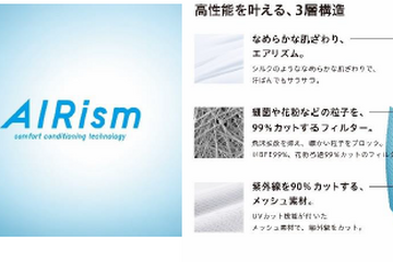 ユニクロ「エアリズム マスク」子ども用含む3サイズ 画像