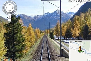 Googleストリートビュー、スイス登山鉄道からの風景が追加 画像