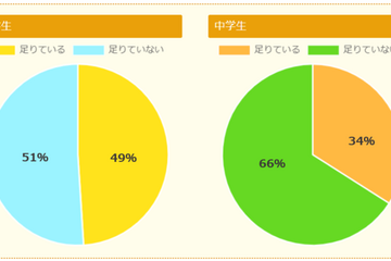 小学生の約半数が睡眠不足、塾や習いごとで帰りが遅いため27％ 画像