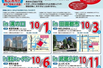 【高校受験2021】私立・公立が参加、高校進学フェスタ10月…神奈川4会場 画像