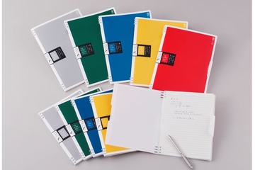 手にふれないリングノートにしおり付き「テフレーヌ フラップ」11/6発売 画像