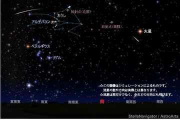 おうし座流星群11/12、しし座流星群11/17から観測チャンス 画像