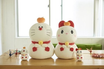 ドラえもん鏡餅グッズ、クッション＆マスコット発売 画像