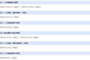 【中学受験2022】千葉県立中、一次検査12/11・二次検査1/24 画像