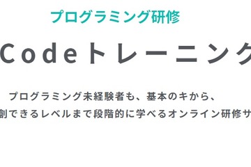 法人向け、段階的に学べるオンラインプログラミング研修 画像