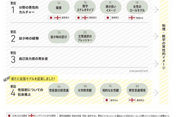 東大教授ら、数学・物理の男性イメージを説明する新モデルを検証 画像