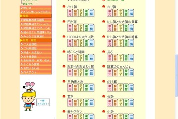 小学校算数の全単元に対応したオンライン問題集自動作成サービス 画像