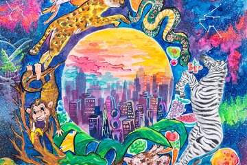 「JQA地球環境世界児童画コンテスト」5/31まで作品募集 画像