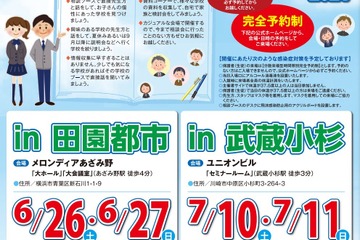 【中学受験】【高校受験】私立中学・高校フェスタ、神奈川2会場で6・7月 画像