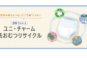 小中学生向け自由研究教材「紙おむつリサイクル」公開 画像
