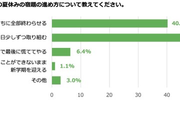 【夏休み2021】宿題の難関は読書感想文と自由研究、小学生保護者アンケート 画像
