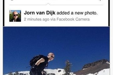 Facebook、写真加工や複数アップロードが可能になるiPhone用アプリを公開 画像
