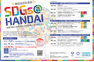 阪大、高校生のためのSDGs＠HANDAI第3回10/16 画像