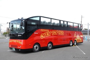 福岡空港の制限地域をオープントップバスで見学11/6-7 画像