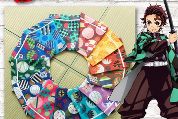 「鬼滅の刃」カラフルなランドリーポーチになって登場 画像