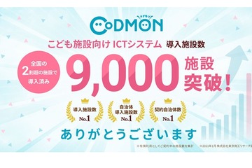 子供施設向けICTシステム「CoDMON」全国9,000施設突破 画像