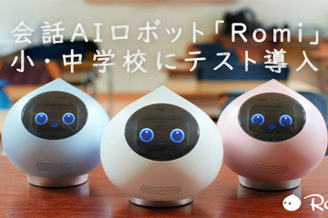 会話AIロボット「Romi」小中学校で試験導入 画像