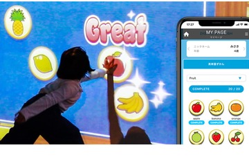 英語学習アトラクションがスマホと連携、リトルプラネット 画像