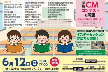 【中学受験2023】千葉私立中学進学フェア6/12…渋幕ら25校参加 画像