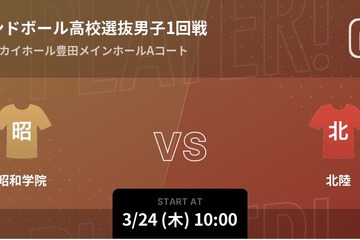 高校ハンドボール大会、Player!全試合リアルタイム速報 画像