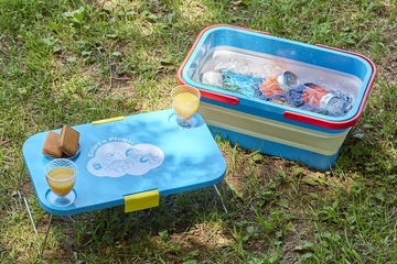 アウトドアにぴったり「ドラえもん」ピクニックバスケット＆トートバッグ登場 画像