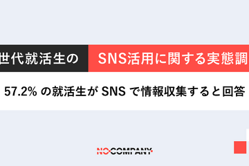 就活生「SNSで情報収集」57.2％…企業のリアルな姿に関心 画像