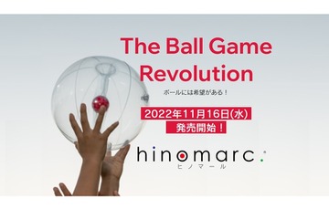透明のサッカーボール「ヒノマール」11/16発売 画像
