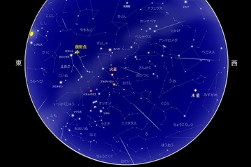 ふたご座流星群12/14-15…東日本や西日本の太平洋側で好条件 画像
