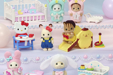 サンリオ×シルバニアがコラボ…赤ちゃんと家具セット登場 画像