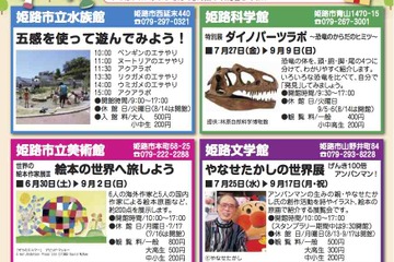 6つの博物館などの合同企画「6館めぐりこどもスタンプラリー」を実施…姫路市 画像