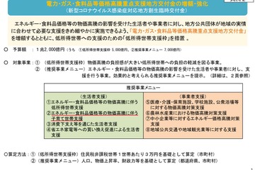 価格高騰受け、重点交付金の活用呼びかけ…文科省 画像
