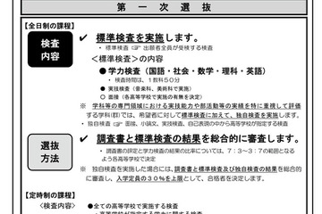 【高校受験2024】岐阜県公立高入試の日程・概要…学力検査3/5 画像