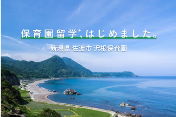 保育園留学、新潟県佐渡島でもスタート…全国15拠点目 画像