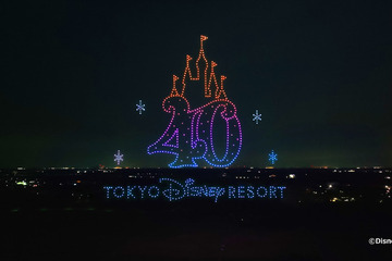 東京ディズニーリゾート40周年ドローンショー、全国の花火大会で実施 画像