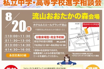 【中学受験2024】【高校受験2024】みらい子ども進学フェア8-10月 画像