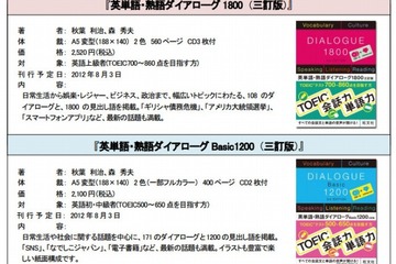 旺文社、単語・会話・TOEIC力を高める人気単熟語集を改訂 画像