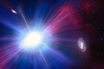 銀河間で奇妙な爆発現象が発生…ハッブル宇宙望遠鏡が観測 画像